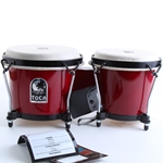 Toca Synergy Wood Bongos, Red