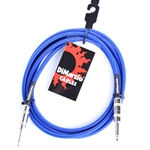 DiMarzio Braided Instrument Cable, E Blue