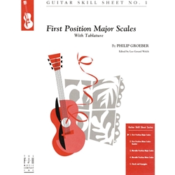 No. 1, First Position Major Scales Guitar