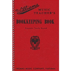 Williams Music Teacher's Bookkeeping Book