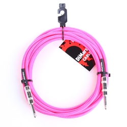 Dimarzio 18' Fabric Cable - Neon Pink