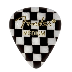 Fender 1980351302 12 Medium Picks Checkerboard