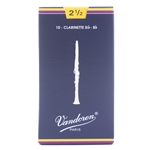 Vandoren Clarinet Reed #2 1/2 - Box of 10