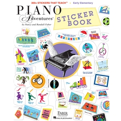 Piano Adventures Sticker Book Piano