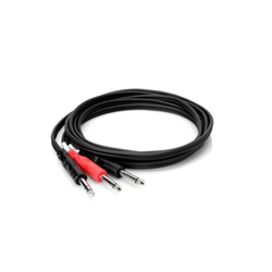 Hosa STP-201 Insert Cable 1/4 TRS to Dual 1/4 TS - 10'