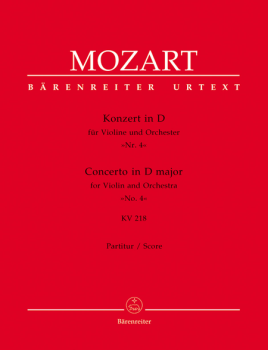 Mozart Concerto in D Major for Violin and Orchestra Violin