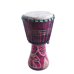 Hand-Made African Djembe 8"
