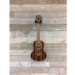 Kala KA-EBY-TE Striped Ebony Tenor Ukulele w/EQ