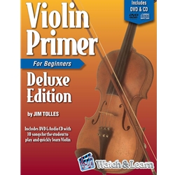Watch & Learn Violin Dlx Primer w/DVD & CD