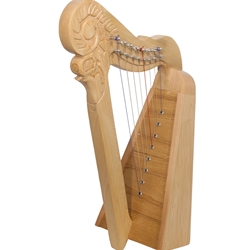 Roosebeck 8-String Parisian Mini Harp - Lacewood