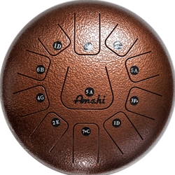 Amahi Tongue Drum - 12"  Bronze